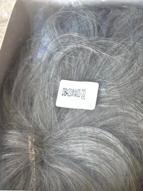 NWT Hair Toppers‎ for Women w/Thinning Hair- Clip-In Synthetic grey